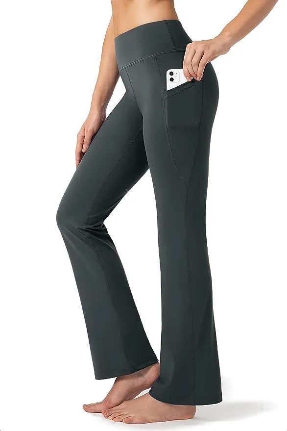 Gradual Bootcut Yoga Pants with Pockets