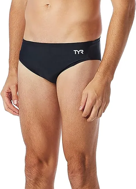 TYR Men's Durafast Elite Racer Brief Swimsuit