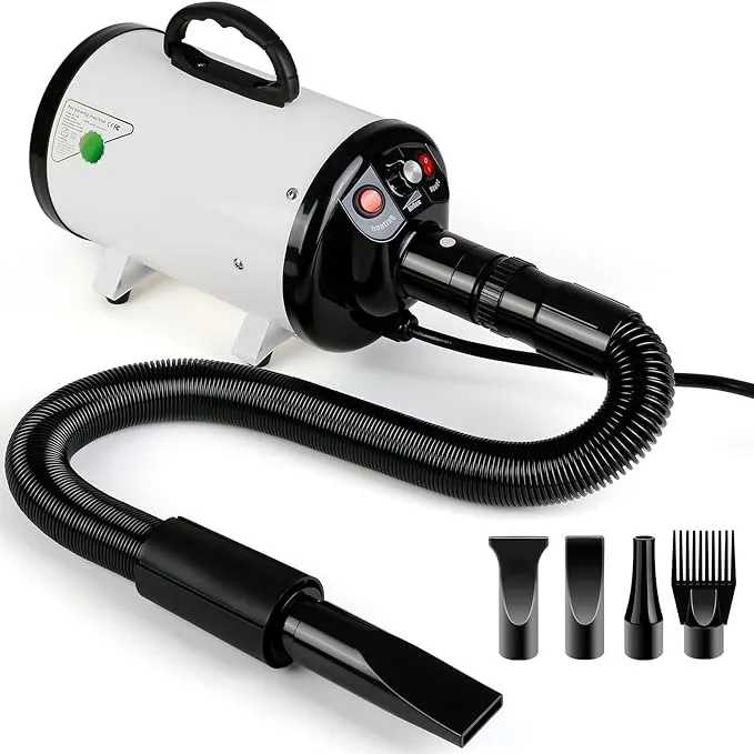 Amoever Dog Dryer, 3.8HP 2800W Pet Hair Dryer Blower for Large Dogs Grooming ...