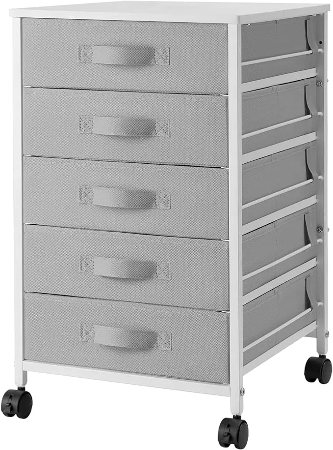 TOPSKY Mobile Cabinet, Fabric Storage Tower with Anti-Drop Drawers for Home Office (Black, 7 Drawers)TOPSKY Mobile Cabinet, Fabric Storage Tower with A…