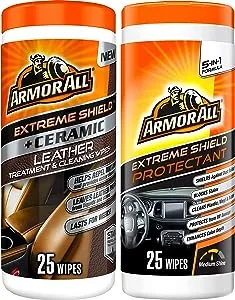 Armor All Ceramic Car Leather Cleaning Wipes