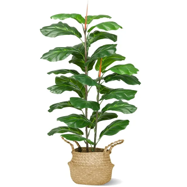 6FT Artificial Ficus Tree Plant in Pot Indoor Outdoor Home Decor