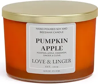 Autumn Fall Pumpkin, Apple Soy Candle