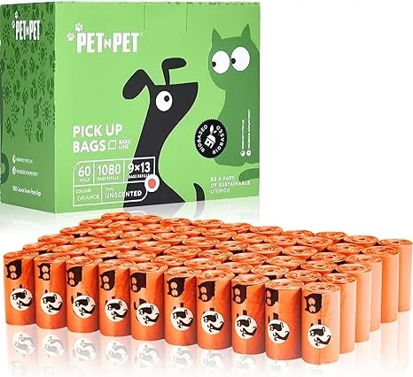 Pet N Pet Black Poop Bags for Dogs - Leakproof | Extra Thick | Eco-Friendly Wast