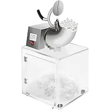 Commercial Snow Cone Machine Ice Shaver Macker 440lbs/hr, ETL Approved 300W E...