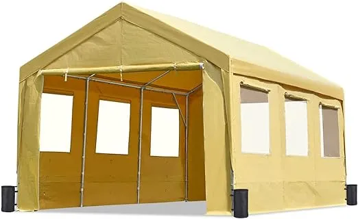 Advance Outdoor 12x20 ft Heavy Duty Adjustable Carport