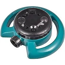 Lawn Sprinkler, Water Sprinkler for Lawn, Sprinklers for Yard, 8-Pattern Turret