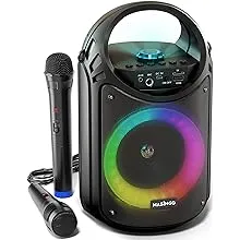 MASINGO Karaoke Machine for Kids and Adults - Burletta C10 - Black