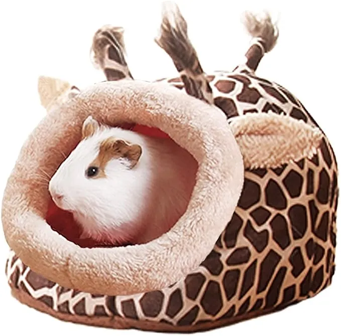 LEFTSTARER Guinea Pig Bed Toy Cage House Accessories Nest Hedgehog Hamster ...