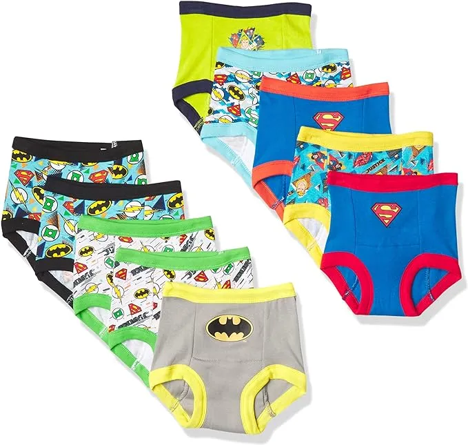 Justice League Girls Training Pants 7-Pack Sizes 3T