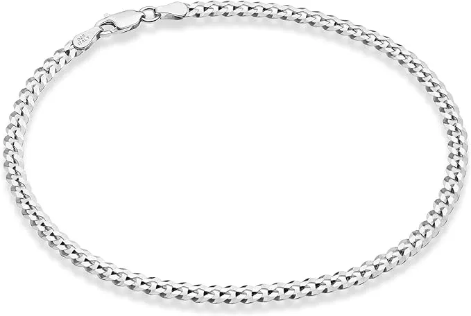 Savlano 925 Sterling Silver 1mm Solid Italian Rope Diamond Cut Twist Link Chain Necklace With Gift Box For Men & Women - Made in Italy