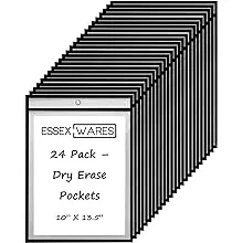 Essex Wares Dry Erase Pockets