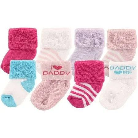 Luvable Friends Baby Newborn and Baby Terry Socks