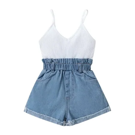 Women Summer Solid Short Jumpsuit Scoop Neck Sleeveless Shorts Jumpsuit Rompers 2024 One Piece Tank Top Casual Short Rompers