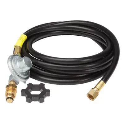 Mr. Heater 12-Feet Hose/Regulator Assembly with Restricted Flow Soft Nose P.O.L.