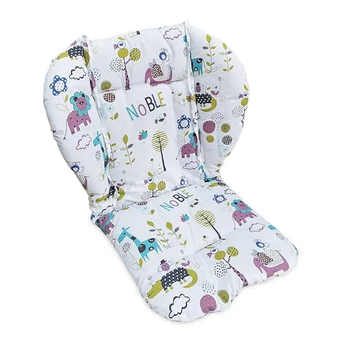 Kocpudu High Chair Pad,highchair Seat, Highchair Cushion, Seat Pad,Soft and Comfortable, Light and Breathable, Cute Patterns, Make The Baby More