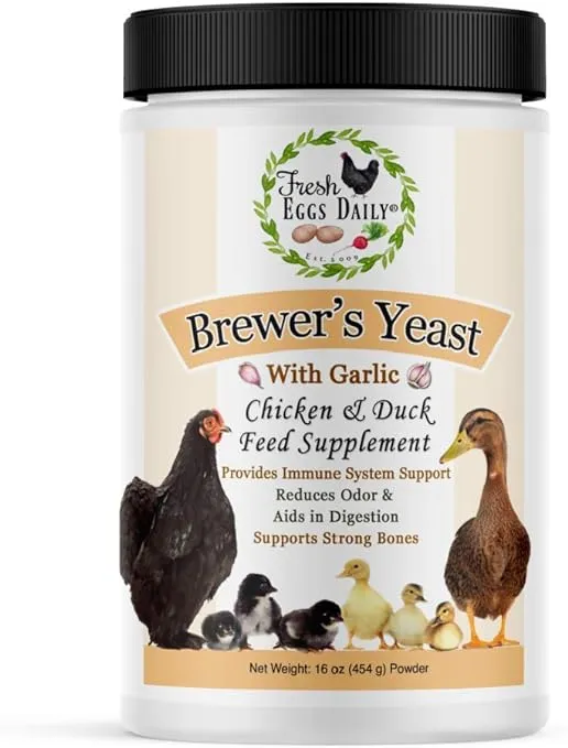 Fresh Eggs Daily Brewers Yeast with Garlic - 16 oz