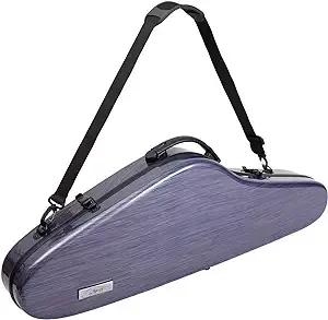 Aileen CSV-F18 Violin Hard Case 4/4 Full Size Luxury with Hygrometer Suspension, Purple