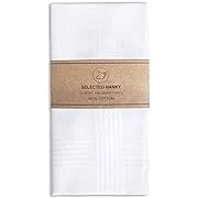 12-Pack Men's 100% Cotton Handkerchiefs