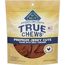 Blue Buffalo True Chews Premium Jerky Cuts Natural Dog Treats, Chicken 12 oz bag