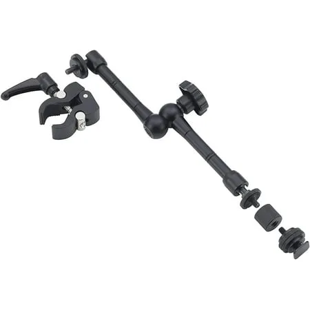 Zoom HRM-11 Handy Recorder Mount, 11-inch Arm, Clamp Mount, Designed to be Used With Zoom Portable Audio and Video Recorders