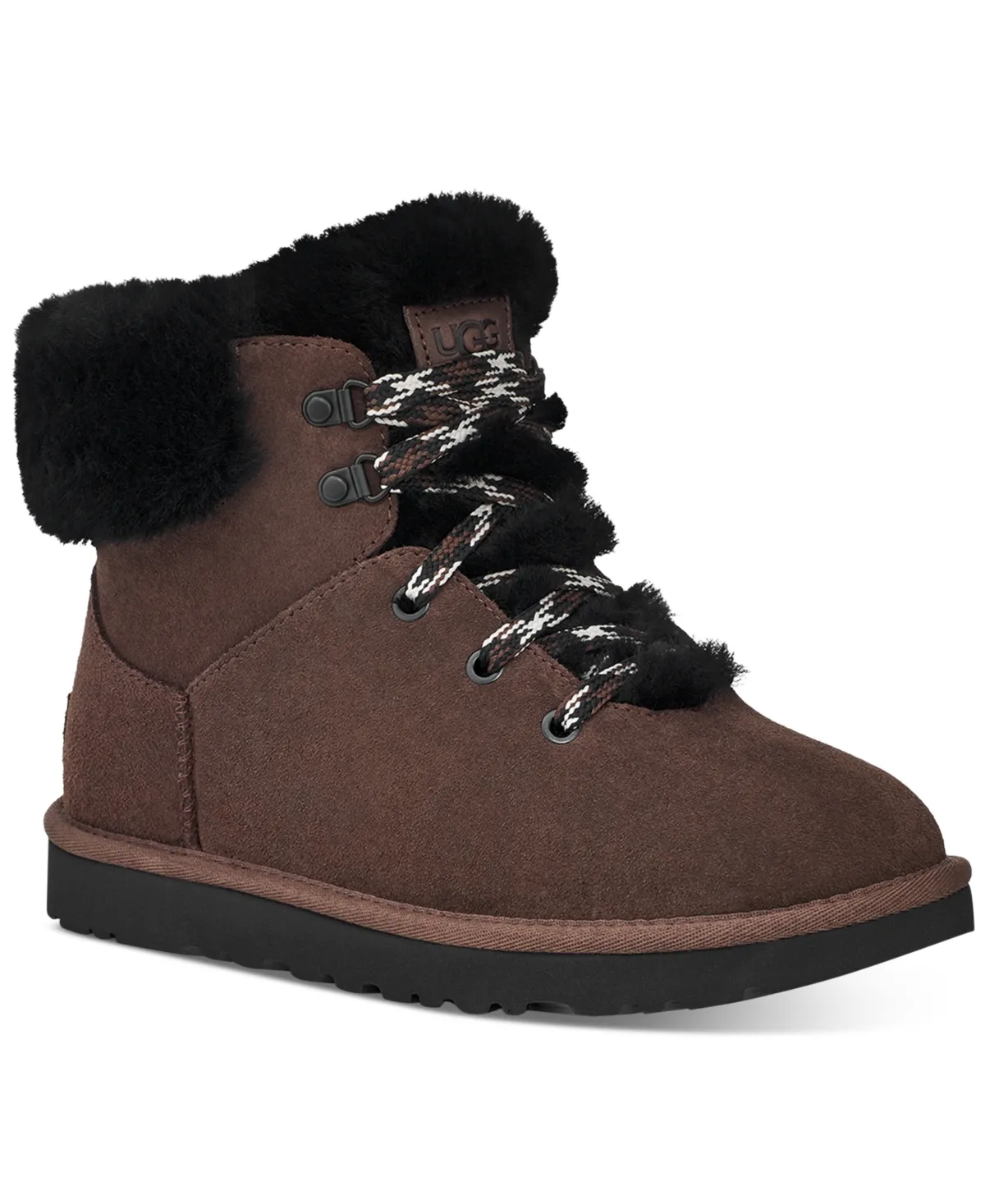 UGG Women's Classic Mini Alpine Lace Fashion Boot