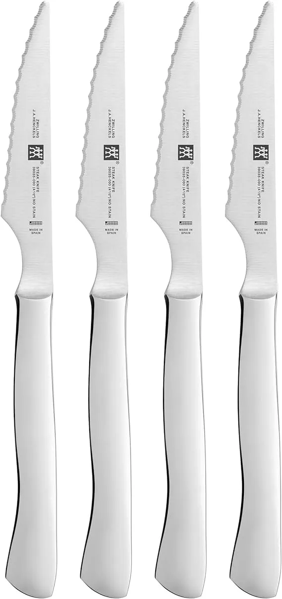 Zwilling J.A. Henckels Stainless Steel 4-Piece Steak Knife Set