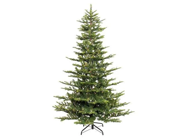 OasisCraft Pre-Lit Christmas Tree 6.5 ft Aspen Fir Artificial Christmas Tree with 500 Clear Lights