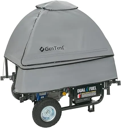 GenTent Universal Kit (Standard, Grey) For Open Frame Generators Generator Cover