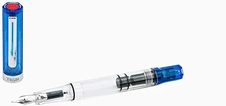 TWSBI Eco Fountain Pen - Transparent Blue - Fine