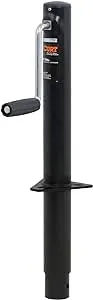 CURT 28204 A-Frame Trailer Jack, 2,000 lbs, 15 Inches Vertical Travel , Black