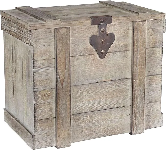 Household Essentials Small Wooden Home Chest