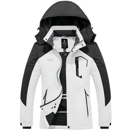 Women&#39;s Waterproof Ski Jacket Windproof Winter Warm Snow Coat Mountain