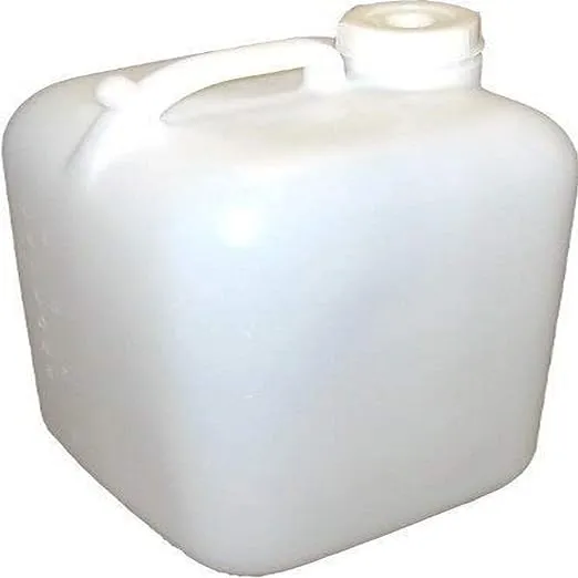 Plastic Carboy Fermenter, 5 Gal, With Handle &amp; Cap