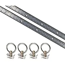 US Cargo Control APK6AL 6 Piece 4' L Track Tie Down System- Aluminum