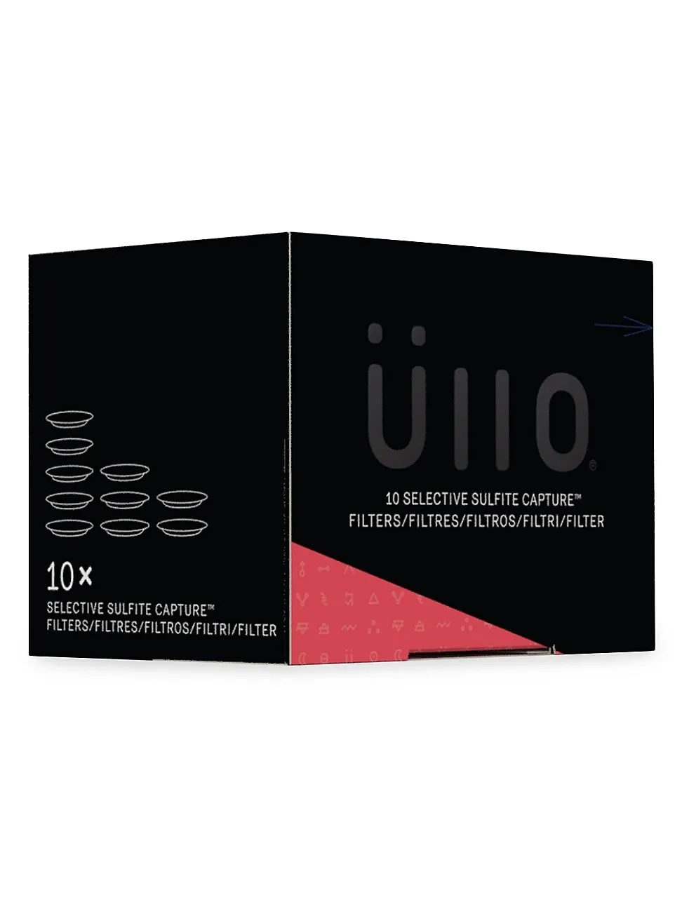 Ullo Full Bottle Replacement Filters (10 Pack) With Selective Sulfite Technology To Make Any Wine Histamine And Sulfite Preservative Free