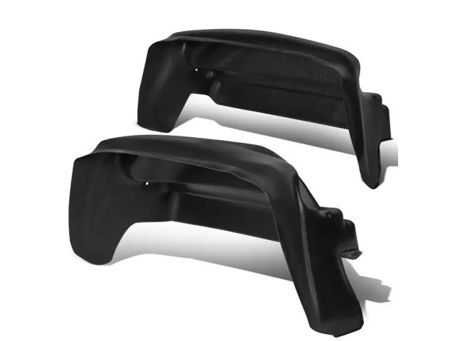 DNA Motoring ZTL-Y-0041 For 2007 to 2014 Chevy Silverado GMC Sierra 1500 / 2500 HD / 3500 HD Pair Rear Wheel Well Guards Inner Fender Mud Flaps 08 09 10 11 12 13