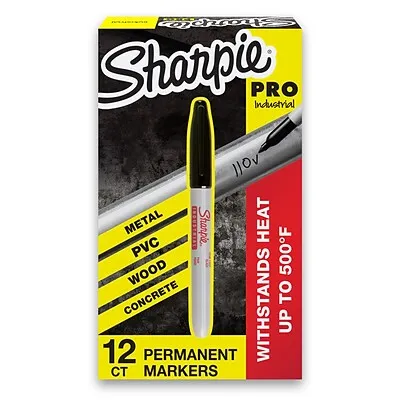 Sharpie Industrial Permanent Markers (12 Count)