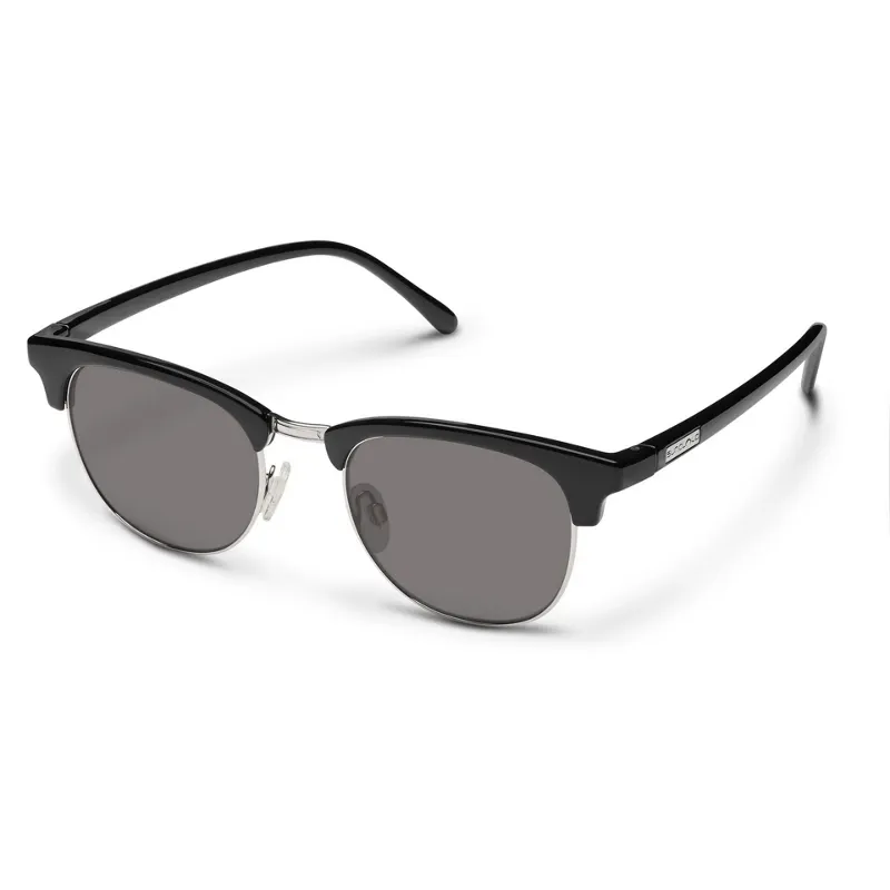 Suncloud Optics Step Out Sunglasses Black/Polarized Gray - Case Sunglasses at Academy Sports