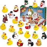 Advent Calendar 2022 - 24 Rubber Ducks for Boys, Girls, Kids, and Toddlers - ...