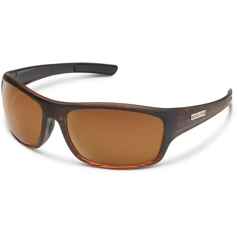 Suncloud Optics Cover Polarized Sunglasses Burnished Brown/Polarized Brown - Case Sunglasses at Academy Sports