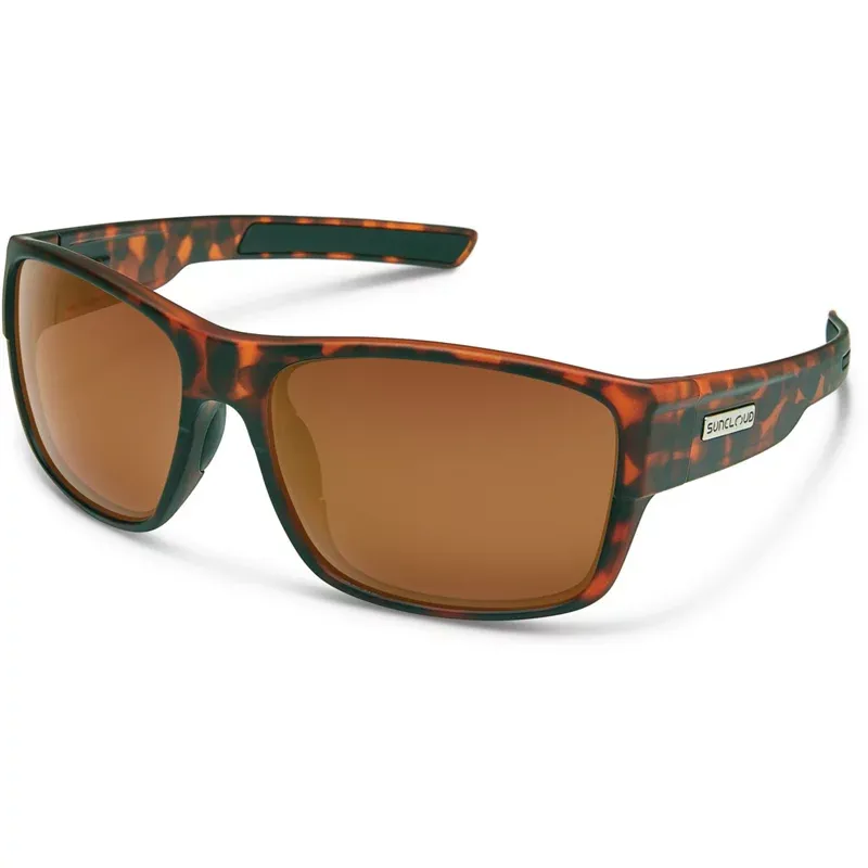 Suncloud Optics Range Polarized Sunglasses Matte Tortoise/Polarized Brown - Case Sunglasses at Academy Sports