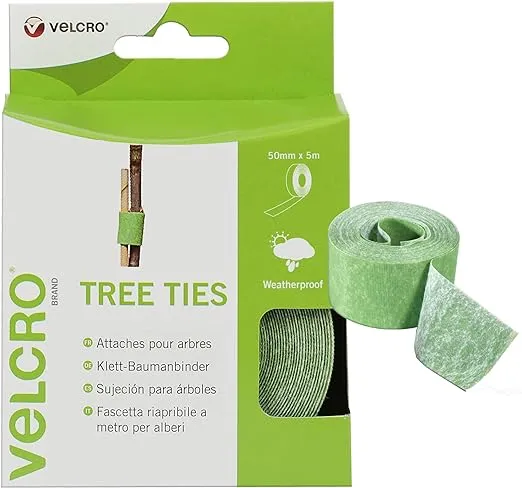 VELCRO Brand VEL-EC60201 Tree Ties, 50mm x 5m - Green