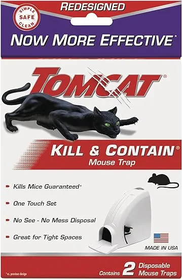 Ortho Home Defense Kill & Contain Mouse Trap - 2 pack