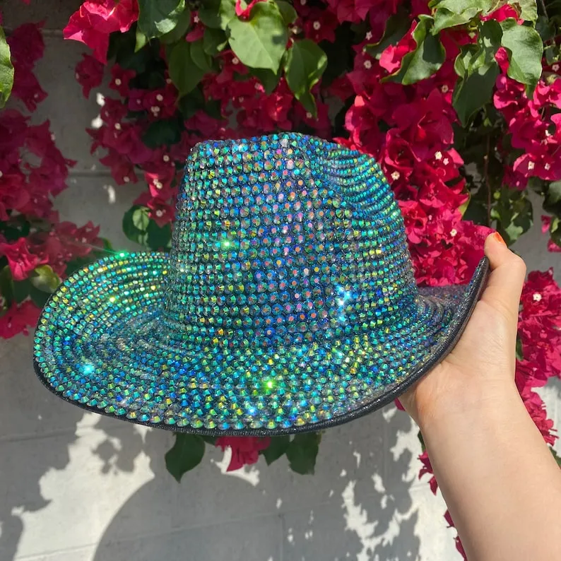 Fully Rhinestone Cowboy Hat, Diamond Cowboy Hat