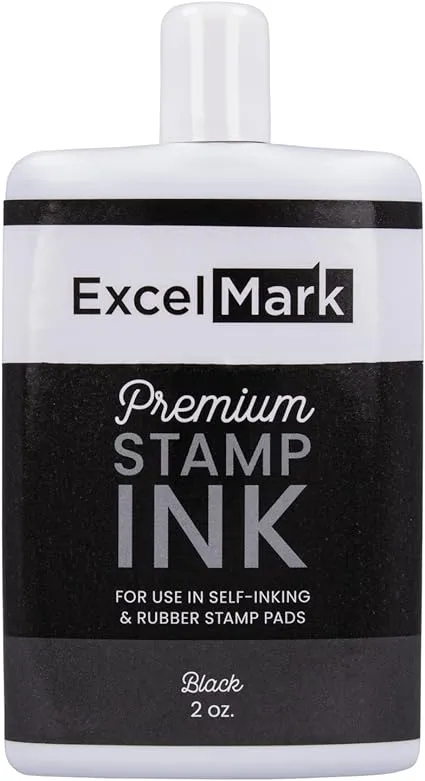 ExcelMark Premium Stamp Ink, 2 oz