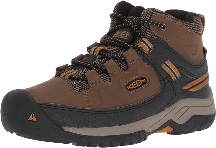 Keen Targhee 1019834 Boys Brown Lace Up Round Toe Mid Calf Hiking Boots Size 4