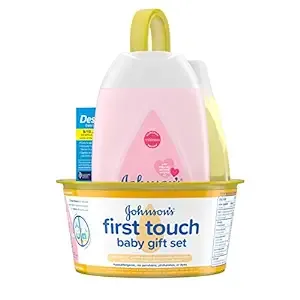 Johnson's First Touch Baby Bath and Body Gift Set - 3ct