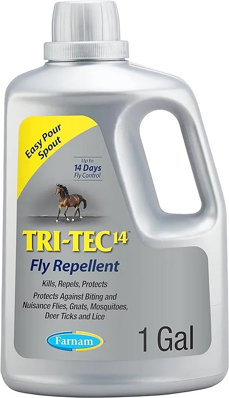 CENTRAL LIFE SCIENCE 100526255 Tri-Tec 14 Fly Repellent for Horses 1-Gallon