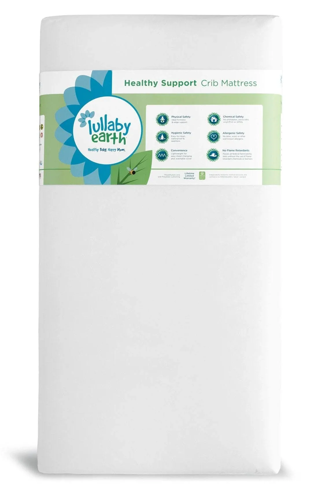 Naturepedic Lullaby Earth Healthy Support Baby Crib & Toddler Mattress